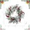 Glitzhome® 24" Christmas Snowy Pinecone & Berry Wreath